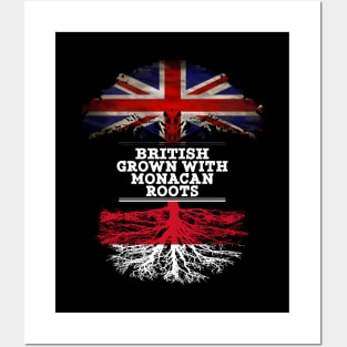 British Grown With Monacan Roots - Gift for Monacan With Roots From Monaco Posters and Art